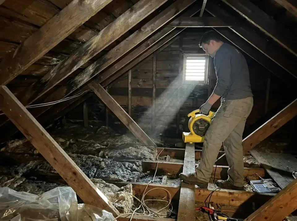 attic-water-damage-drying-proc-007 — frequently asked questions, Emergency Water Extraction & 24/7 Flood Response in Forrest…